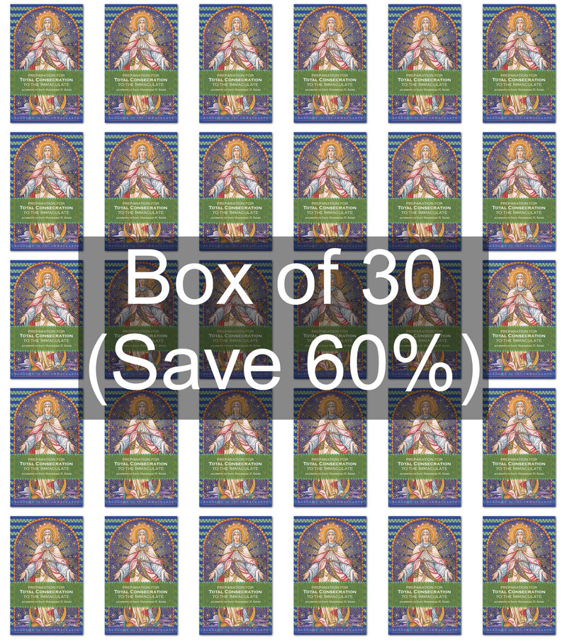 Preparation for Total Consecration to the Immaculate according to St Maximilian M. Kolbe